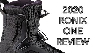 2020 Ronix One Black Anthricite Wakeboard Bindings Review [upl. by Ariom]