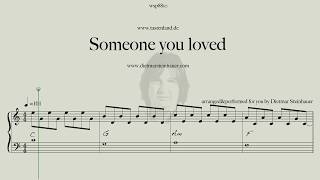 Someone you loved  Easy Piano [upl. by Edlun]