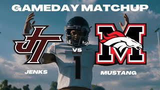 Mustang Broncos Football vs Jenks Trojan  State Quarterfinals  Nov 18th 2022 [upl. by Tankoos654]