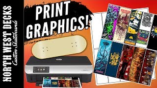 How To Print Fingerboard Graphics TUTORIAL  Template DL [upl. by Eedoj236]