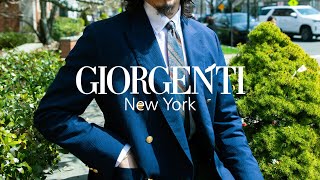 SpringSummer Menswear Elegance  GIORGENTI New York Spring Summer 2024 Tailoring [upl. by Emelita281]