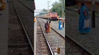 Railway station passenger train short video 😎😎 railway train indianrailways [upl. by Nibor]