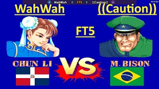 Street Fighter II Champion Edition  WahWah vs Caution FT5  1080P60FPS  09102024 [upl. by Christen229]