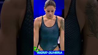 A Highly Skilled Diver  Ingrid Oliveira 💪 Womens Diving diving shorts [upl. by Eelrahs]