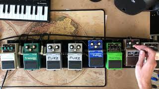 Pedaltrain NANO MAX Build  Demo  All Boss [upl. by Mcgean]