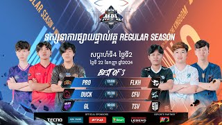 🔴 LIVE  MPL KH S7  ENG  Week 4 Day 2 [upl. by Eedak904]