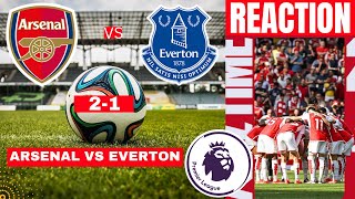 Arsenal vs Everton 21 Live Stream Premier League EPL Football Match Score 2024 Highlights Gunners [upl. by Cinomod]