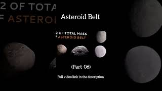 ASTEROID BELT FACT Part06 asteroid asteroidbelt space universe planet earthorbit [upl. by Valeria]