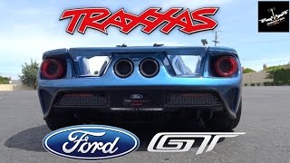 Traxxas 110 Scale RC Ford GT 4Tec 20 RTR  First Look and Drive [upl. by Anegal]