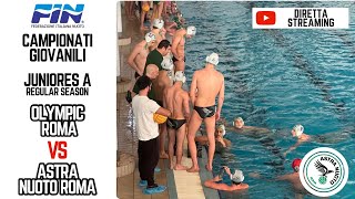 Juniores A Olympic Roma Vs Astra Nuoto Roma [upl. by Chassin464]