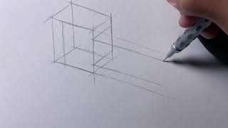 Practice sketch  freehand sketching isometric engineering drawing [upl. by Nawek]