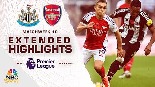 Newcastle United v Arsenal  PREMIER LEAGUE HIGHLIGHTS  1122024  NBC Sports [upl. by Harriette584]