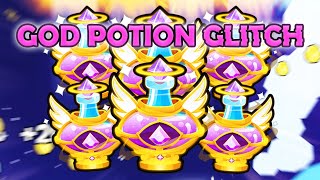 Rare GOD POTION GLITCH in Roblox Pets Go [upl. by Attiuqehs169]