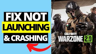 How To Fix Warzone 2 Not Launching  Crashing On Startup PC [upl. by Dawson]