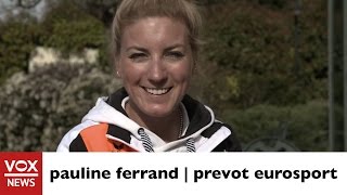 Pauline Ferrand Prevot Eurosport France [upl. by Bernardina885]