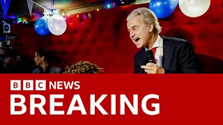 AntiIslam populist Geert Wilders wins Dutch election  BBC News [upl. by Jelena561]