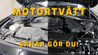 Hur du gör en motortvätt Enkelt [upl. by Assilanna]