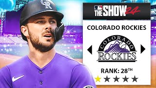 I Rebuild the Colorado Rockies in MLB The Show 24 [upl. by Vitalis]