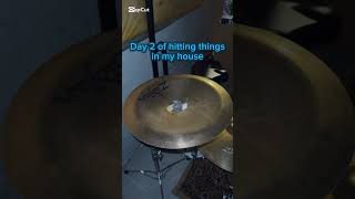 Enjoy the sound of my China cymbal drums cymbals zildjian zildjiancymbals day2 capcut china [upl. by Haletta]