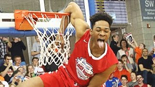 BEST Dunk Contest Of The Year CRAZY Dunks At HS Slam [upl. by Adrahc]