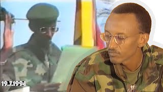 Tariki 19  07  1994 Ijambo Perezida Kagame yavuze [upl. by Nireves]