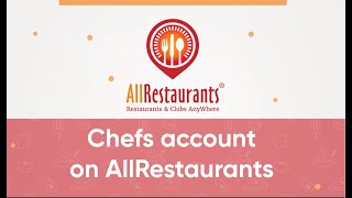 AllRestaurants  Chef Registration ad in chefs club and CV sender [upl. by Iknarf]