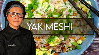 Yakimeshi  o arroz frito japonês [upl. by Einnaoj650]