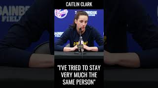 Caitlin Clark Stays Real Despite Global Fame shorts caitlinclark [upl. by Nnyleuqaj224]