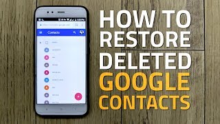 How to Restore Deleted Google Contacts [upl. by Nivri325]