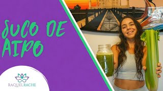 Suco de Aipo Celery Juice  Forma CORRETA de Fazer  Raquel Rache [upl. by Mima]