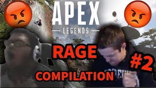 Apex Legends RAGE COMPILATION [upl. by Bucella]