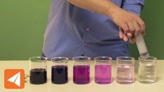 Potassium permanganate and dilution  Molecular Structure  Chemistry [upl. by Miyasawa]