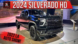 2024 Chevrolet Silverado HD – Redline First Look – 2022 LA Auto Show [upl. by Erdeid850]