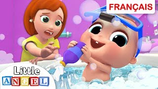 L’Heure du Bain  Chanson Éducative Lave tes Mains  Comptine pour Bébé en Français [upl. by Eetnwahs]