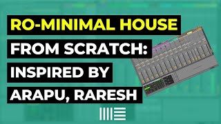 Rominimal House Track From Scratch Ableton Live Using Stock amp Max4live devices Part 1 [upl. by Truscott]