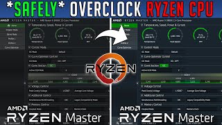 SAFELY OVERCLOCK your RYZEN CPU for GAMING in 2024 [upl. by Yelekalb]