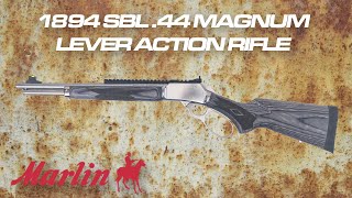 Marlin Model 1894 SBL 44 Magnum Lever Action Rifle  161quot [upl. by Aleahc560]