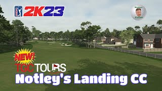 PGA Tour 2K23 Notleys Landing CC  Course Review amp Playthrough [upl. by Sabine]