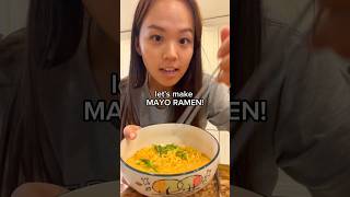 Creamy ramen recipe easyrecipe ramen ramennoodles ramenrecipe mayo ramenlover [upl. by Obelia]