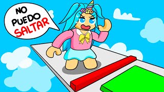 ROBLOX pero NO puedes SALTAR con korioficial [upl. by Ahidam165]