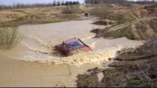 Toyota Hilux in Deep Water [upl. by Fadden]