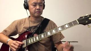 Running On Faith Eric Clapton solo cover on electric blues bottleneckslide guitar [upl. by Anitnamaid892]