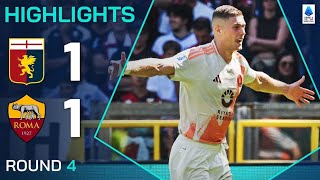 Genoa Vs Roma Highlights [upl. by Starkey]