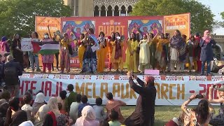 Hundreds join march against oppression in Karachi for International Womens Day [upl. by Blalock918]