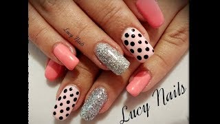 UÑAS GELISH con GLITTER Brillos [upl. by Jaclyn80]