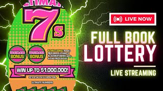 BIG WIN FULL BOOK 10 LOTTERY SCRATCH TICKETS [upl. by Lanza343]