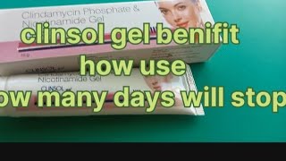 how use clinsol gel for facetelugu skinglows [upl. by Allesig]