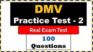 DMV Permit Practice Test 2023 Real Written Exam 100 Difficult MCQs [upl. by Collimore]