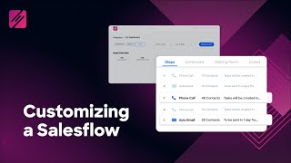 Customizing a Salesflow in Engage by ZoomInfo [upl. by Aicirtal]
