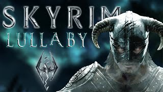 Fantasy Music For Sleeping  SKYRIM THEME LULLABY with HARP [upl. by Littlejohn]